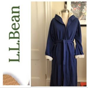 LL Bean Hooded Sweatshirt Robe